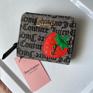 Juicy Couture Black and Red Wallet